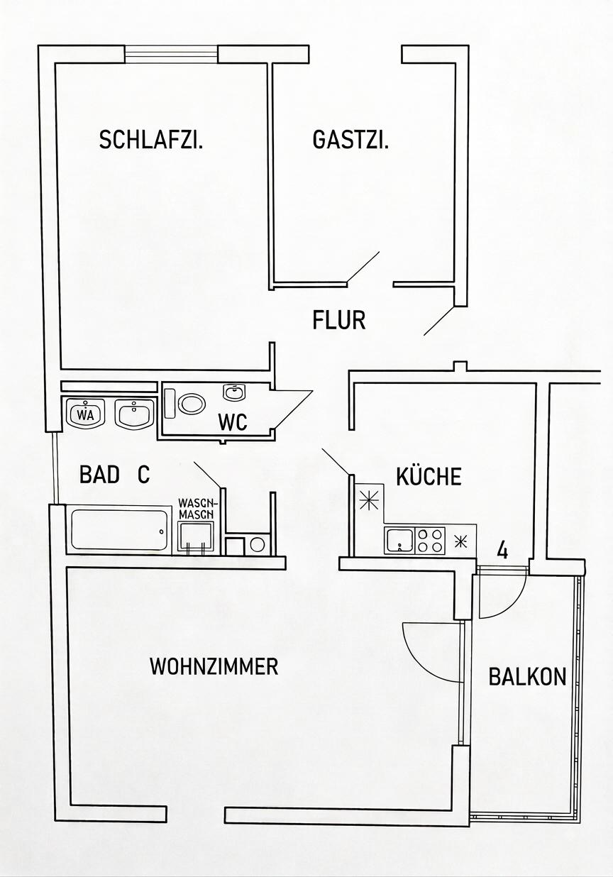Grundriss Etagenwohnung Bad W�rishofen